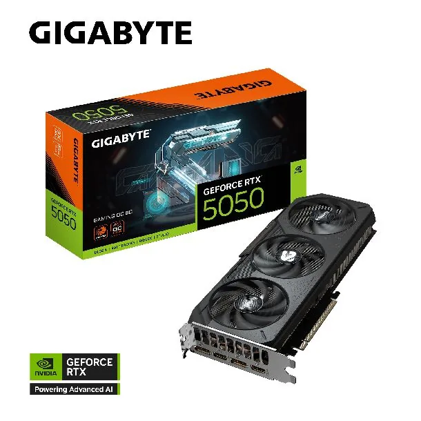 PLACA DE VIDEO Gigabyte GeForce RTX 5050 8G GAMING OC