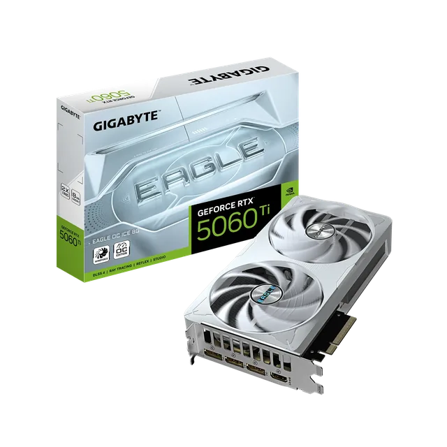 VGA Gigabyte Eagle OC ICE White RTX 5060 TI 8GB