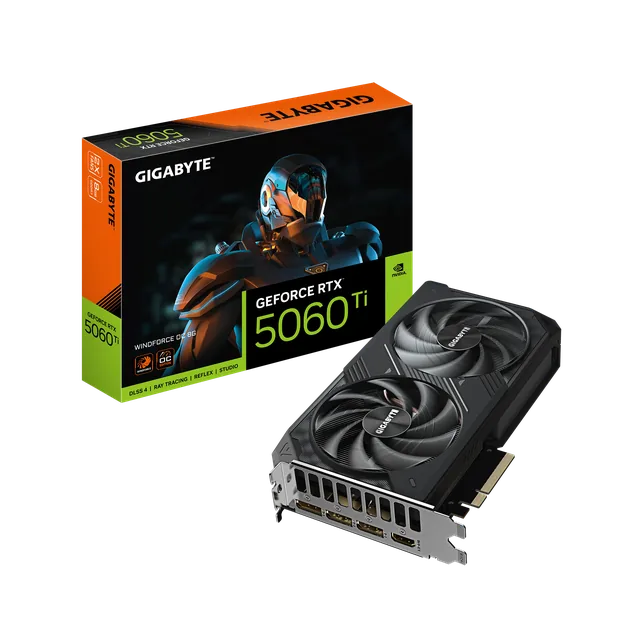 VGA Gigabyte Windforce OC RTX 5060 TI 8GB