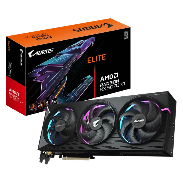 VGA Gigabyte AORUS Elite RX 9070 XT 16GB