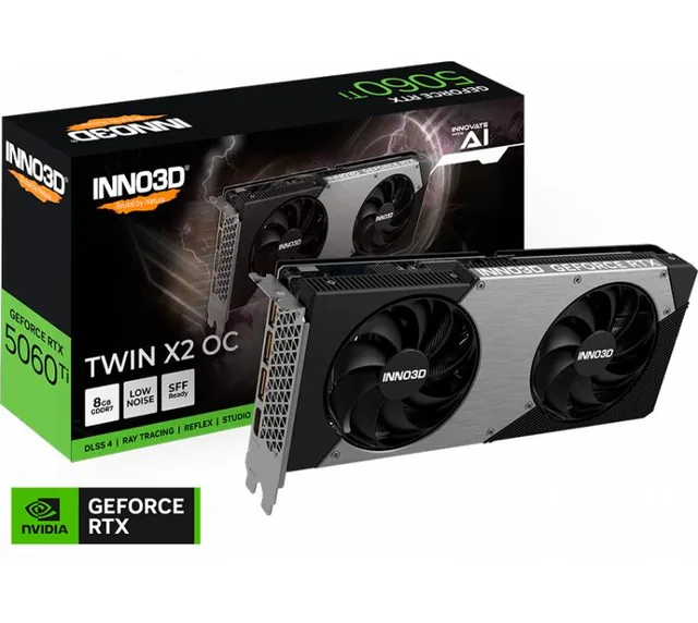VGA Inno3D Twin 2X OC RTX 5060 TI 8GB