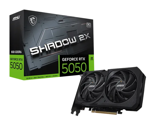 VGA MSI Shadow 2X OC RTX 5050 8GB