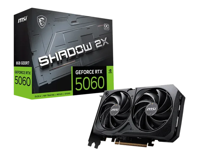 VGA MSI Shadow 2X OC RTX 5060 8GB