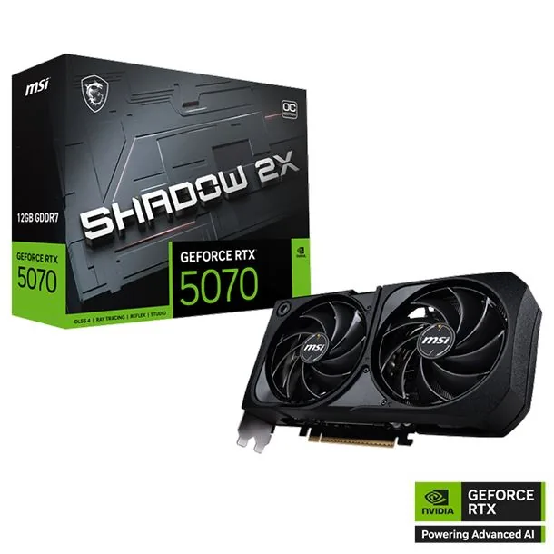 VGA MSI Shadow 2X OC RTX 5070 12GB