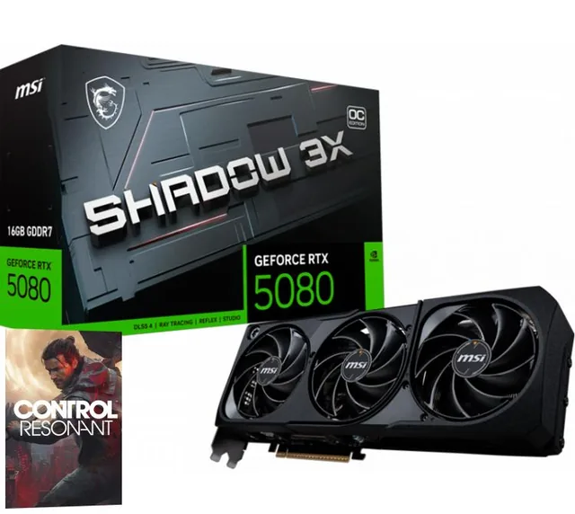 VGA MSI Shadow 3X OC RTX 5080 16GB