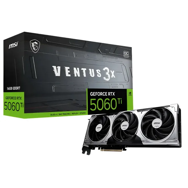 VGA MSI Ventus 3X OC RTX 5060 TI 16GB