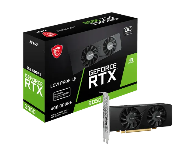 VGA MSI Low Profile RTX 3050 6GB