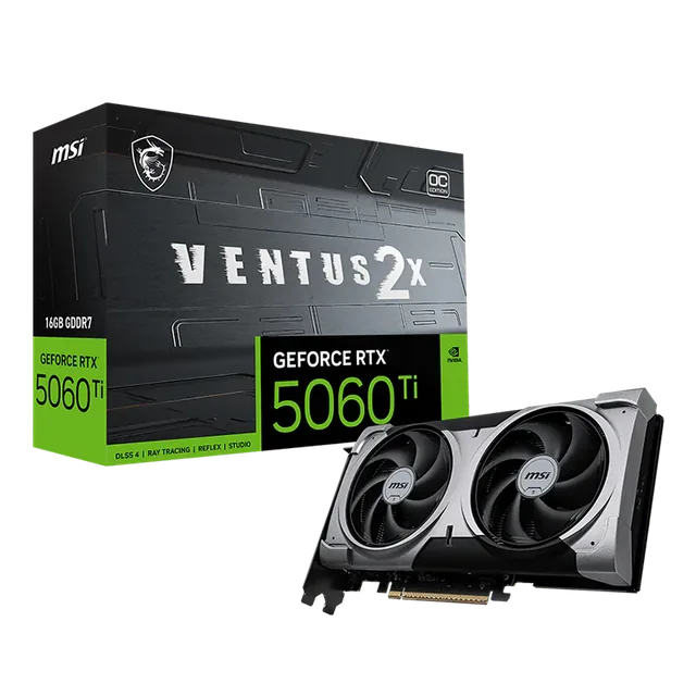 VGA MSI Ventus 2X OC RTX 5060TI 16GB