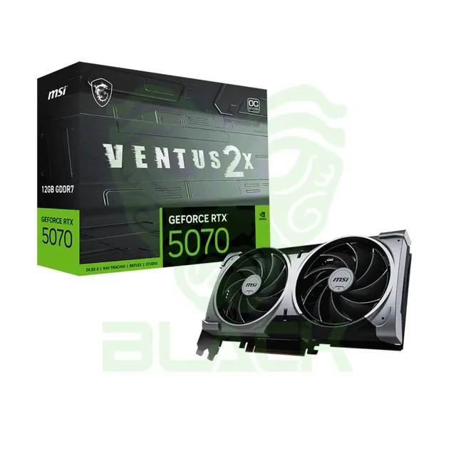 VGA MSI Ventus 2X OC Black RTX 5070 12GB