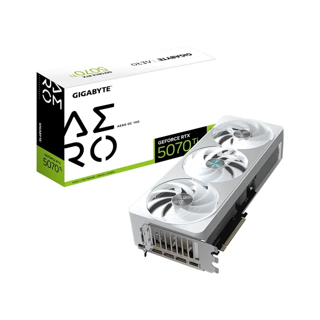 VGA Gigabyte Aero OC White RTX 5070 TI 16GB