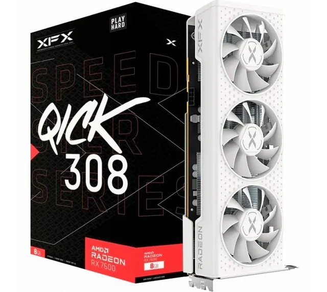 VGA XFX White RX 7600 8GB