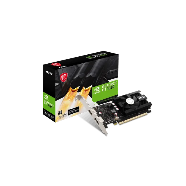 Placa Msi Nvidia Geforce Gt 1030 4gd4 Lp Oc