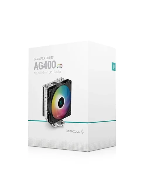 Refrigeracion Cooler CPU DeepCool Gammaxx AG400 ARGB R-AG400-BKANMC-G-1