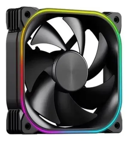 Refrigeracion Cooler Gabinete Tecware Topan Quad 120mm ARGB Black TWAC-TQAX-BKAR