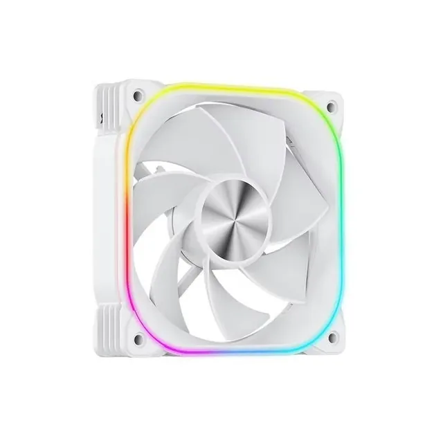 Refrigeracion Cooler Gabinete Tecware Topan Quad 120mm ARGB White TWAC-TQAX-WHAR