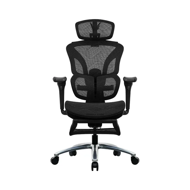 Silla Gamer Formula V Ergolux 4 Mesh Black Ergonómica Reclinable