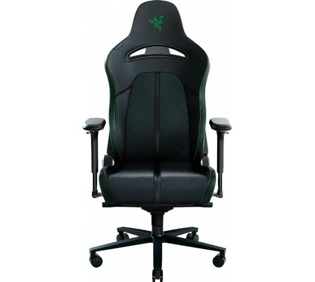 Silla Gamer Razer Enki X Negro y Verde Essential Confort (Peso MAX. 136Kg)