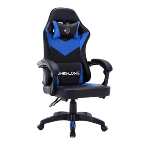 Sillas Gamer Shenlong Negra y Azul SH-GC135