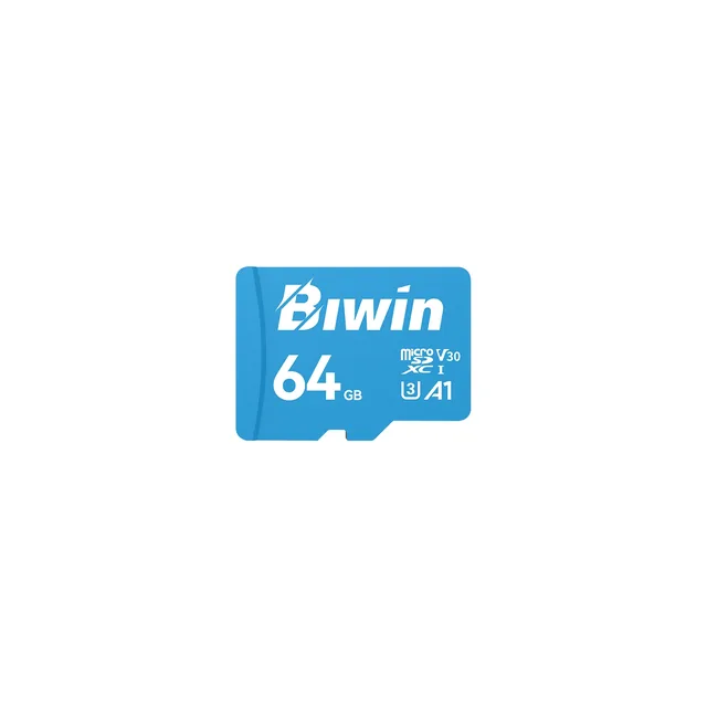 Tarjeta de Memoria BIWIN MS100 64GB MicroSDXC A1 100MB/s U3 V30