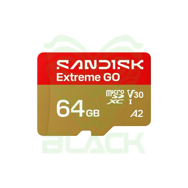 Tarjeta De Memoria Sandisk Extreme Go Microsdxc 64GB Uhs-i U3 V30 A2 170MB/S
