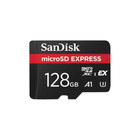 Tarjeta De Memoria Sandisk Microsdxc Express 128gb Pcie Gen3 Nvme 880mb/s