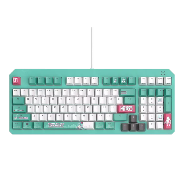 Teclado Asus TUF K3 Hatsune Miku RGB