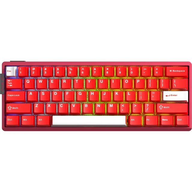 Teclado AULA AG60 Pro - Red Wired