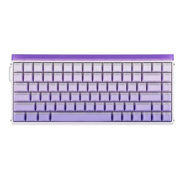 TECLADO AULA HERO 84 HE PURPLE GRADIENT SW JADE KING MAGNETICO