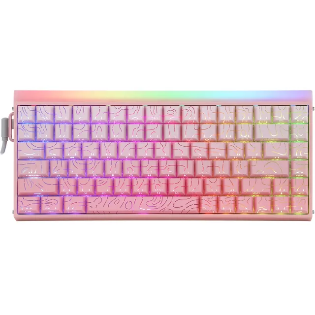 Teclado AULA Hero 84HE - Magnetico Pink