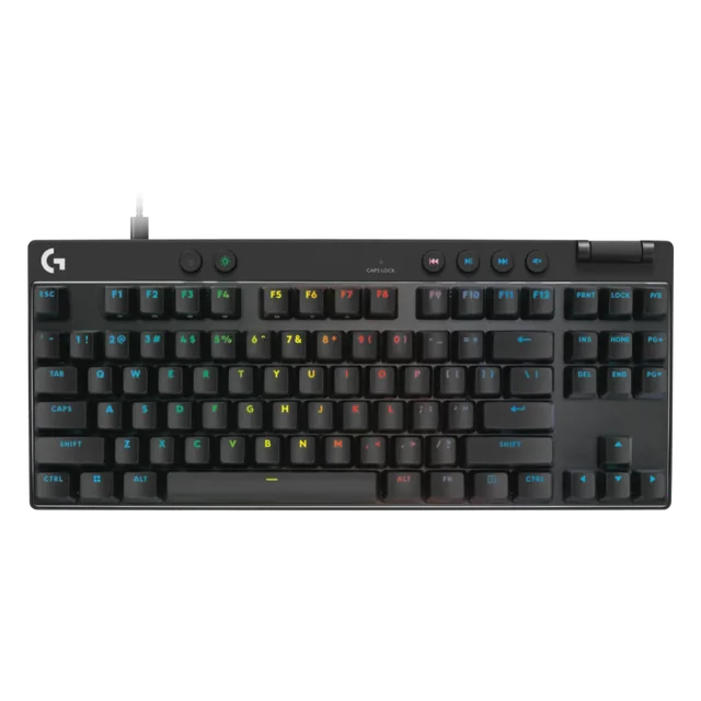 Teclado Gamer Magnético Logitech PRO X TKL Rapid Black