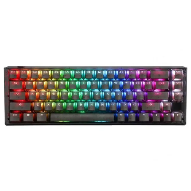 Teclado Gamer Mecánico Ducky One 3 Aura Clear Black 65 Mini DKON2161ST-BESPDABAAAC1