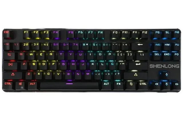 Teclado Gamer Mecánico Shenlong SMK5900SB-87 RGB ESP