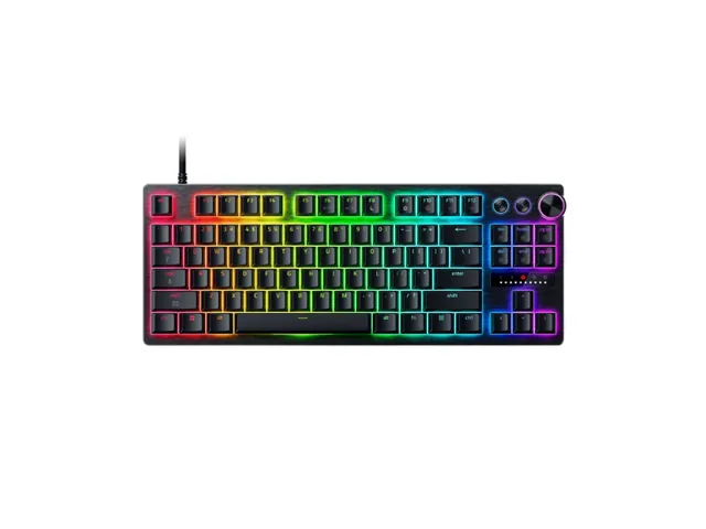 TECLADO GAMER RAZER HUNTSMAN V3 PRO LOW PROFILE 8KHz TKL