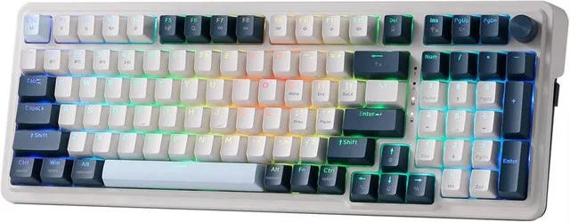 Teclado Gamer Redragon Eisa Pro SP Blue/White K686