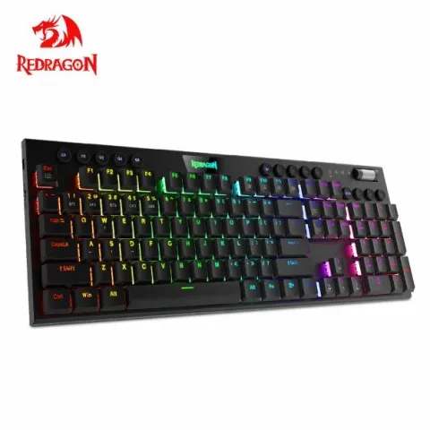 Teclado Gamer Redragon Horus FS Wireless Red Switch