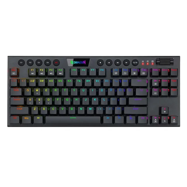 Teclado Gamer Redragon Horus TKL Wireless Red Switch