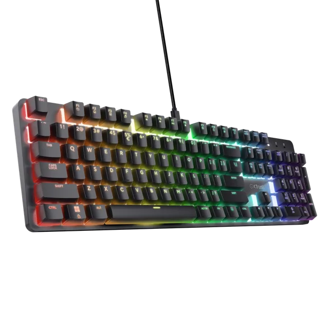 Teclado Gamer Trust Zora Mechanical US GXT 871