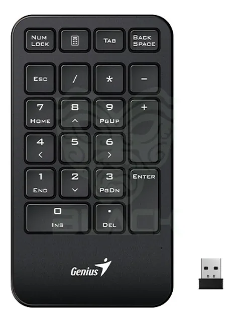 Teclado Genius Numerico Wireless Numpad 1000 Black