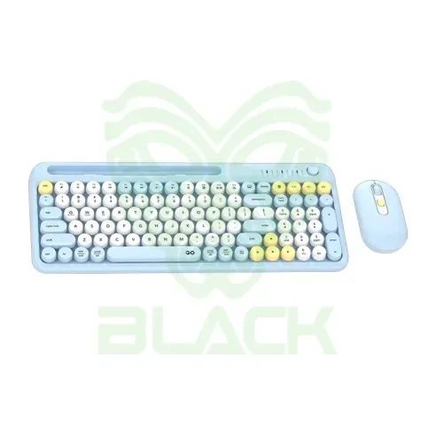 Teclado Inalambrico Fantech Kit Y Mouse Fantech Go Mochi101 Wk899 Blue 96% BT/2,4ghz