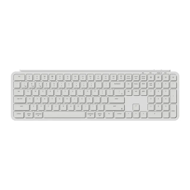 Teclado Keychron B6 Pro Wireless Ivory White