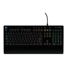 Teclado Logitech G213 Prodigy Gaming Gamer Luz Rgb Chroma Caballito Negro Español