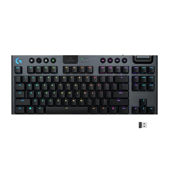 TECLADO LOGITECH G915 TKL BLACK MECH RGB WIFI 920-009495