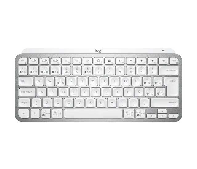 Teclado Logitech MX Keys Mini Gris Inalámbrico