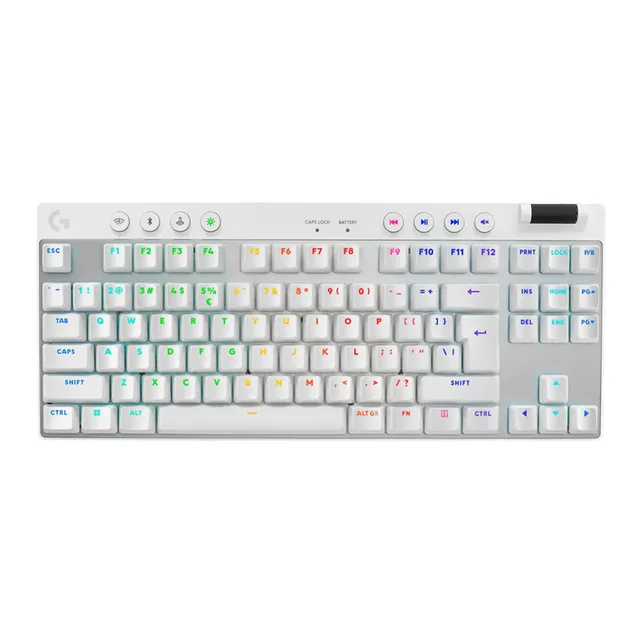 Teclado Logitech PRO X TKL White Lightspeed