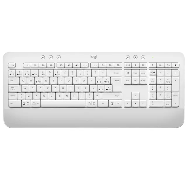 Teclado Logitech Wireless K650 Blanco