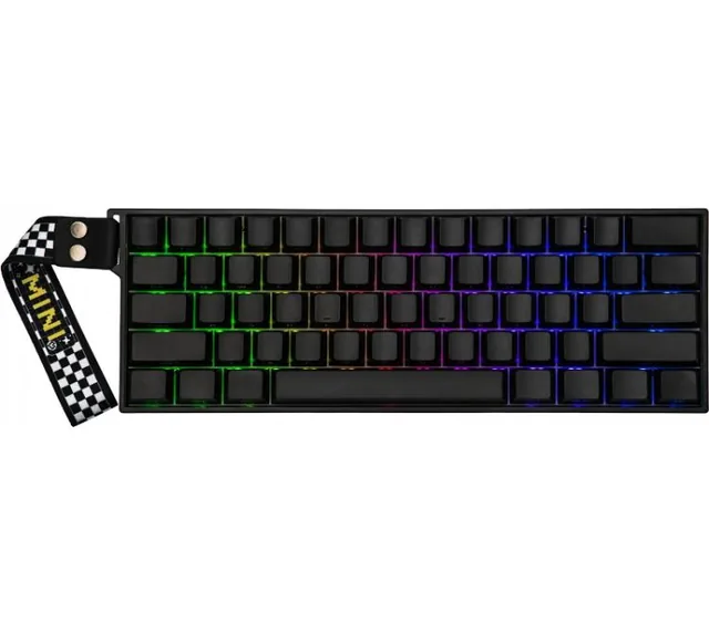 Teclado Magnetico Aula 60HE Mini PRO 8000Hz Wireless 2.4Ghz Bluetooth 5.0 Black RGB USB-C