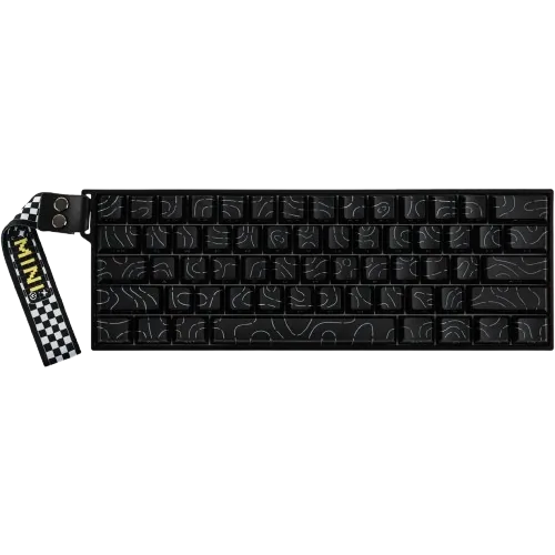 TECLADO MAGNETICO AULA MINI60 HE MAX BLACK CONTOUR RGB SW SPIRITCLOUD INGLES WIRELESS
