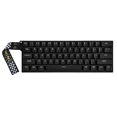TECLADO MAGNETICO AULA MINI60 HE PRO BLACK RGB SW STORMRISE INGLES WIRELESS