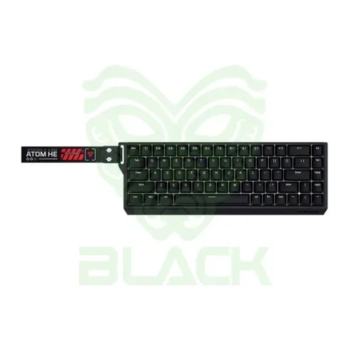 Teclado Magnético Cableado Fantech Atom He68 Mk811 Black (emerald Switch) 68% 8000hz