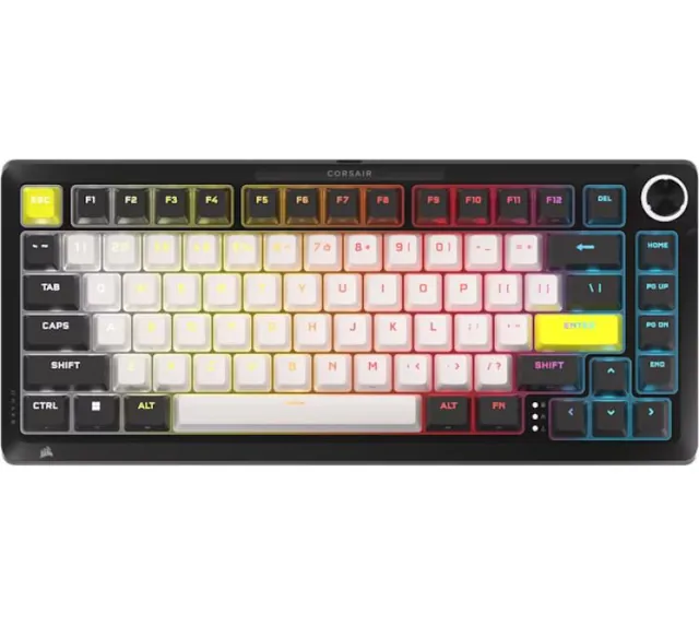 Teclado Magnetico Corsair MARK PRO 75 DIY SlipStream Wireless 2.4Ghz Bluetooth HyperPolling 8000MHz Switch MGX V2 Hyperdrive